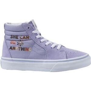Vans SK8 HI "She Can Be Anything" Kids Girls' Purple Shoes Size 1